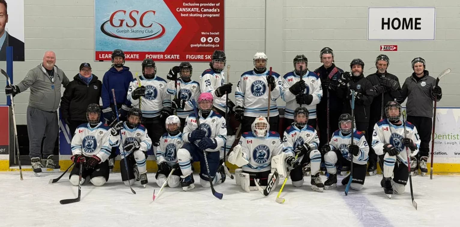 Guelph Giants Junior team photo, 2025–2026 season