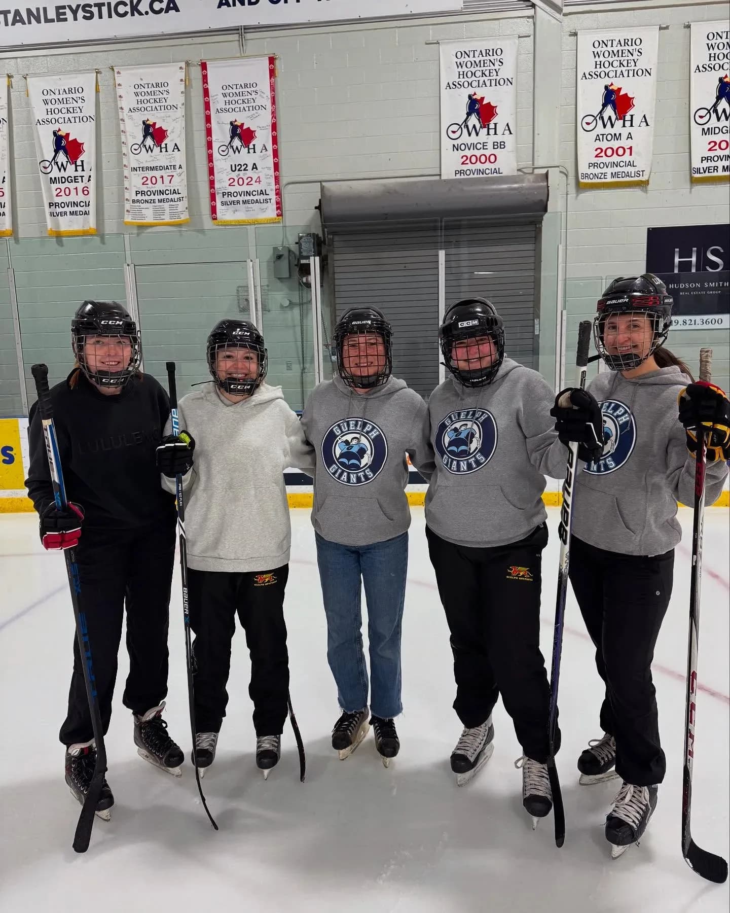 Guelph Giants on-ice helpers and volunteers
